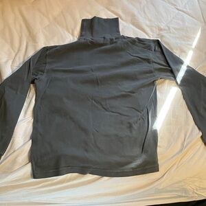 Plain Dark Gray Turtle Neck